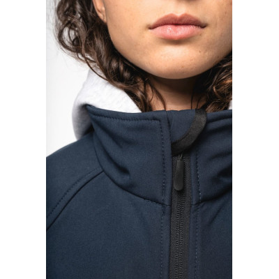 Unisex eco-friendly 3-layer softshell jacket